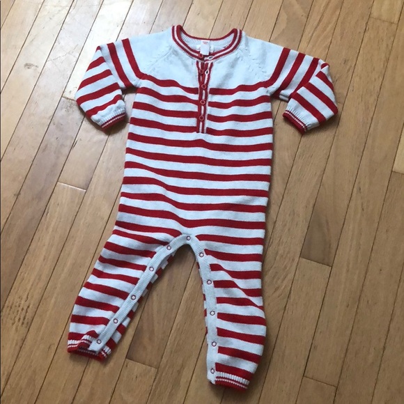 Cat & Jack Other - 👶🏻 Cat and Jack Warm Red and Gray Onesie Set